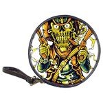 Cowboy Skeleton With Gun Illustration Classic 20-CD Wallets