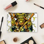 Cowboy Skeleton With Gun Illustration Cosmetic Bag (Medium)