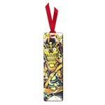 Cowboy Skeleton With Gun Illustration Small Book Marks