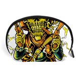Cowboy Skeleton With Gun Illustration Accessory Pouch (Large)