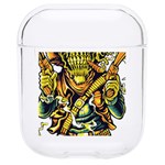 Cowboy Skeleton With Gun Illustration Hard PC AirPods 1/2 Case