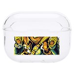 Cowboy Skeleton With Gun Illustration Hard PC AirPods Pro Case