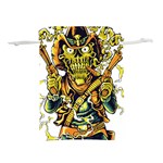 Cowboy Skeleton With Gun Illustration Lightweight Drawstring Pouch (M)