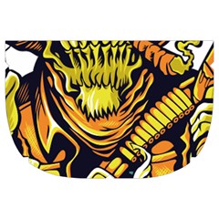 Cowboy Skeleton With Gun Illustration Make Up Case (Large) from ArtsNow.com Side Right