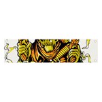 Cowboy Skeleton With Gun Illustration Banner and Sign 4  x 1 