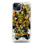 Cowboy Skeleton With Gun Illustration iPhone 14 TPU UV Print Case