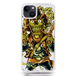 Cowboy Skeleton With Gun Illustration iPhone 14 Plus TPU UV Print Case