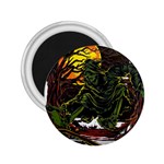 Grim Reaper Above Art  Monster Moon Letter Poster 2.25  Magnets