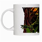 Grim Reaper Above Art  Monster Moon Letter Poster White Mug