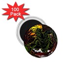 Grim Reaper Above Art  Monster Moon Letter Poster 1.75  Magnets (100 pack) 