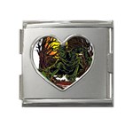 Grim Reaper Above Art  Monster Moon Letter Poster Mega Link Heart Italian Charm (18mm)