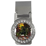 Grim Reaper Above Art  Monster Moon Letter Poster Money Clips (CZ) 