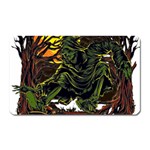 Grim Reaper Above Art  Monster Moon Letter Poster Magnet (Rectangular)