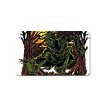 Grim Reaper Above Art  Monster Moon Letter Poster Magnet (Name Card)