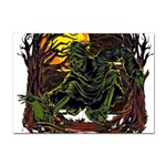 Grim Reaper Above Art  Monster Moon Letter Poster Sticker A4 (10 pack)