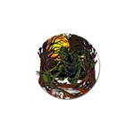 Grim Reaper Above Art  Monster Moon Letter Poster Golf Ball Marker