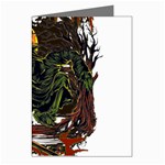Grim Reaper Above Art  Monster Moon Letter Poster Greeting Cards (Pkg of 8)