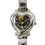 Grim Reaper Above Art  Monster Moon Letter Poster Heart Italian Charm Watch