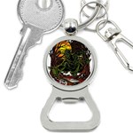 Grim Reaper Above Art  Monster Moon Letter Poster Bottle Opener Key Chain