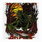 Grim Reaper Above Art  Monster Moon Letter Poster Medium Glasses Cloth (2 Sides)