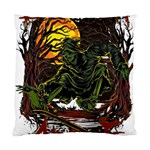 Grim Reaper Above Art  Monster Moon Letter Poster Standard Cushion Case (Two Sides)