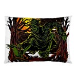 Grim Reaper Above Art  Monster Moon Letter Poster Pillow Case