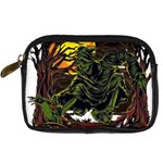 Grim Reaper Above Art  Monster Moon Letter Poster Digital Camera Leather Case