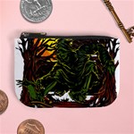 Grim Reaper Above Art  Monster Moon Letter Poster Mini Coin Purse