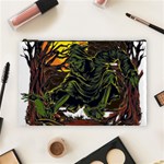 Grim Reaper Above Art  Monster Moon Letter Poster Cosmetic Bag (Large)