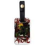 Grim Reaper Above Art  Monster Moon Letter Poster Luggage Tag (one side)