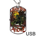 Grim Reaper Above Art  Monster Moon Letter Poster Dog Tag USB Flash (One Side)