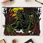 Grim Reaper Above Art  Monster Moon Letter Poster Cosmetic Bag (XXXL)