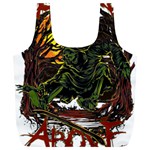 Grim Reaper Above Art  Monster Moon Letter Poster Full Print Recycle Bag (XL)