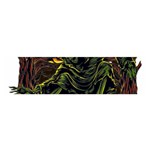 Grim Reaper Above Art  Monster Moon Letter Poster Oblong Satin Scarf (16  x 60 )