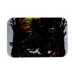 Grim Reaper Above Art  Monster Moon Letter Poster Open Lid Metal Box (Silver)  