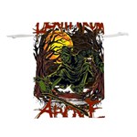 Grim Reaper Above Art  Monster Moon Letter Poster Lightweight Drawstring Pouch (M)