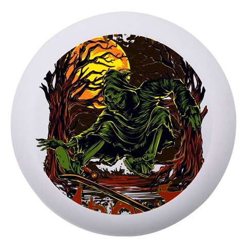 Grim Reaper Above Art  Monster Moon Letter Poster Dento Box with Mirror from ArtsNow.com Front