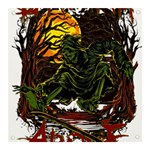 Grim Reaper Above Art  Monster Moon Letter Poster Banner and Sign 3  x 3 