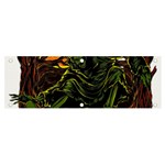 Grim Reaper Above Art  Monster Moon Letter Poster Banner and Sign 6  x 2 
