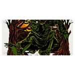 Grim Reaper Above Art  Monster Moon Letter Poster Banner and Sign 6  x 3 