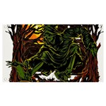 Grim Reaper Above Art  Monster Moon Letter Poster Banner and Sign 7  x 4 