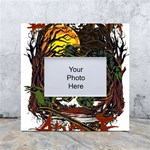 Grim Reaper Above Art  Monster Moon Letter Poster White Box Photo Frame 4  x 6 