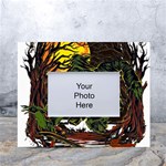Grim Reaper Above Art  Monster Moon Letter Poster White Tabletop Photo Frame 4 x6 