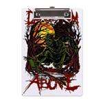 Grim Reaper Above Art  Monster Moon Letter Poster A5 Acrylic Clipboard