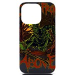 Grim Reaper Above Art  Monster Moon Letter Poster iPhone 14 Pro Black UV Print Case