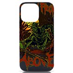 Grim Reaper Above Art  Monster Moon Letter Poster iPhone 14 Pro Max Black UV Print Case
