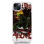 Grim Reaper Above Art  Monster Moon Letter Poster iPhone 14 Plus TPU UV Print Case