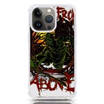 Grim Reaper Above Art  Monster Moon Letter Poster iPhone 13 Pro TPU UV Print Case
