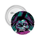 Anarchy Skull And Birds 2.25  Buttons