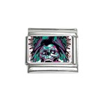 Anarchy Skull And Birds Italian Charm (9mm)
